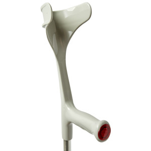 Подлокотный костыль с твердой эргономичной рукояткой Kowsky ORIGINAL, серый