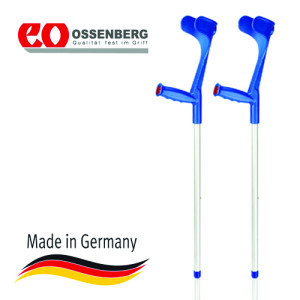 Подлокотный костыль Ossenberg Klassiker 230 DK Bl Extra Strong твердая рукоятка синий