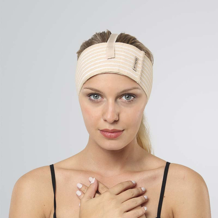 Еластичний бандаж для обличчя Aurafix LC-1810 з фіксатором | Аурафікс