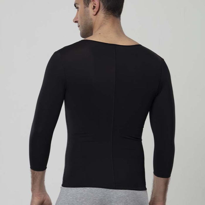 Компресійний жилет для грудей і черевної порожнини після операції Aurafix LC-1725 чорний