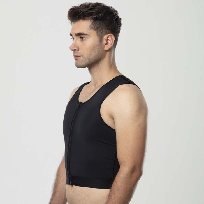 Компресійний жилет Aurafix LC-1723 на застібці чорний