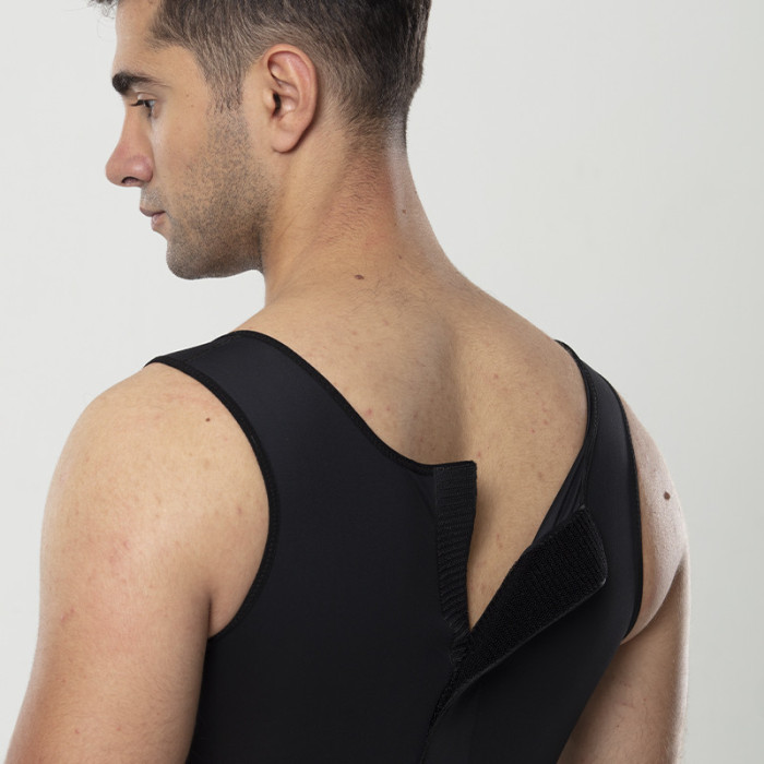 Компресійний жилет післяопераційний Aurafix LC-1721 чорний