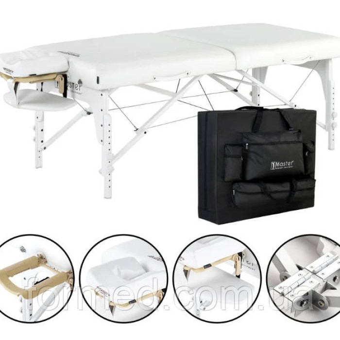 Масажний стіл Master Massage Barcelona White (США)