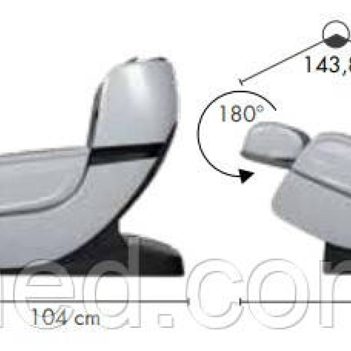 Масажне крісло Casada ECOSONIC 3D (gold)