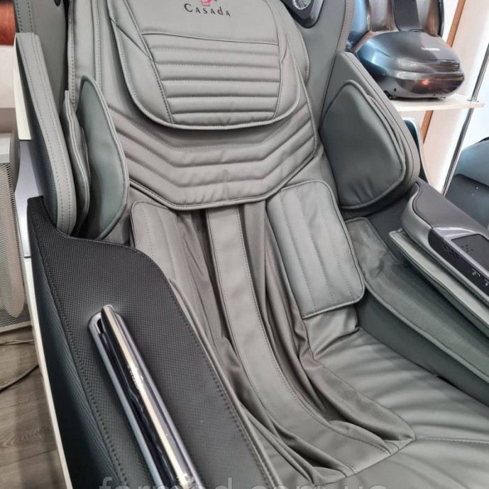 Масажне крісло Casada AlphaSonic III White Black