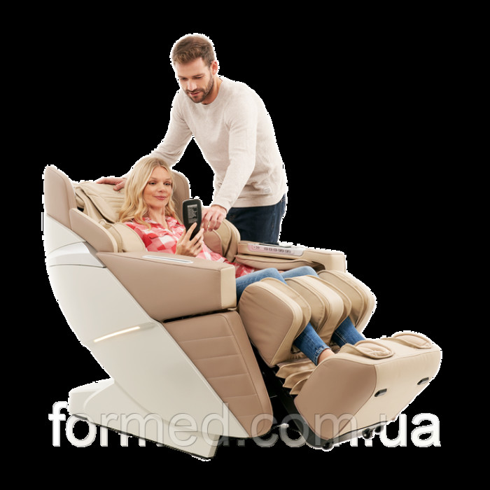 Масажне крісло Casada AlphaSonic III White Khaki