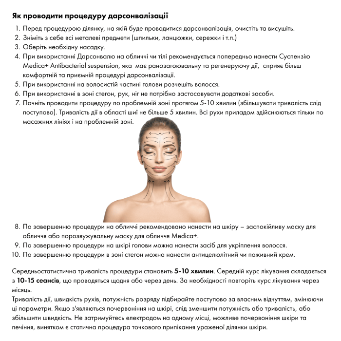 Портативний дарсонваль MEDICA+ DARSOLINE 4.0