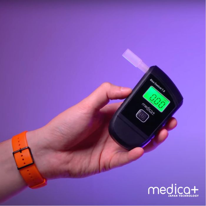 Алкотестер Medica+ Alco Control 7.0 + Комплект мундштуків 40шт.
