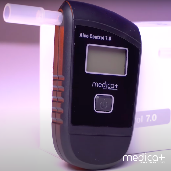 Алкотестер Medica+ Alco Control 7.0 + Комплект мундштуків 40шт.