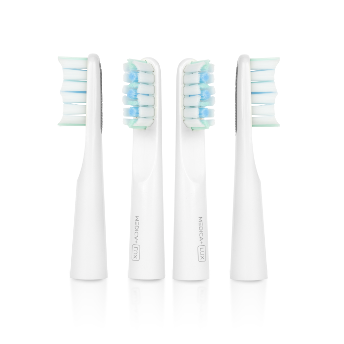 Насадки для звукової зубної щітки MEDICA+ LUX 10Х Portable (4 шт)