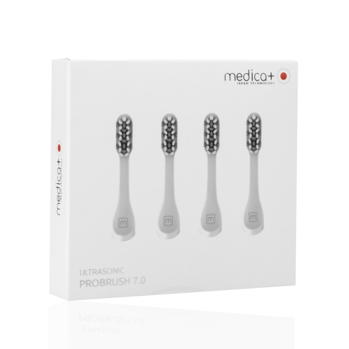 Насадки для звукової зубної щітки MEDICA+ ProBrush 7.0 Compact (4шт)