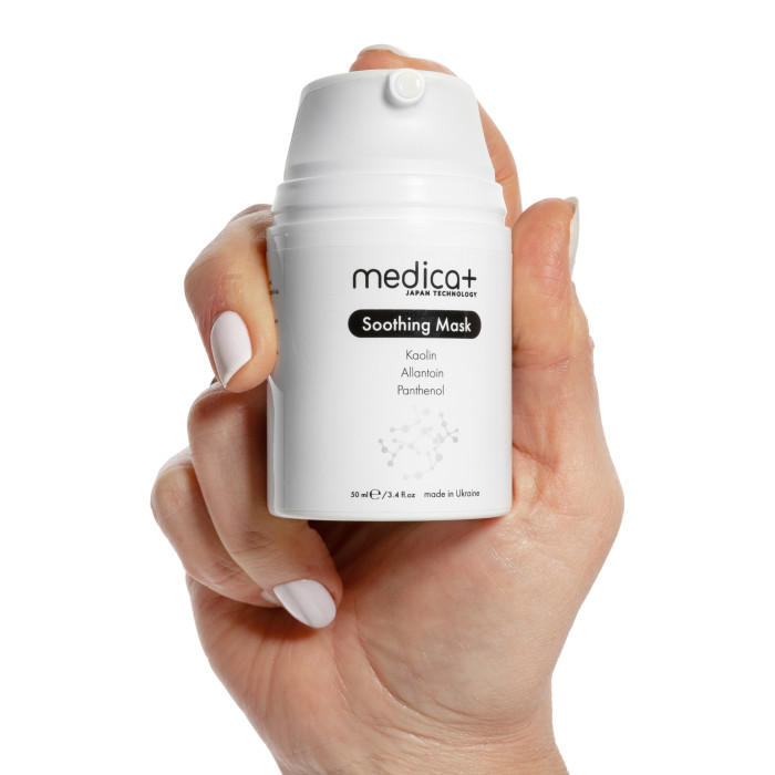 Набір Портативний дарсонваль DARSOLINE 4.0 + Суспензія Antibacterial suspension + Заспокійлива маска для обличчя Soothing Mask MEDICA+