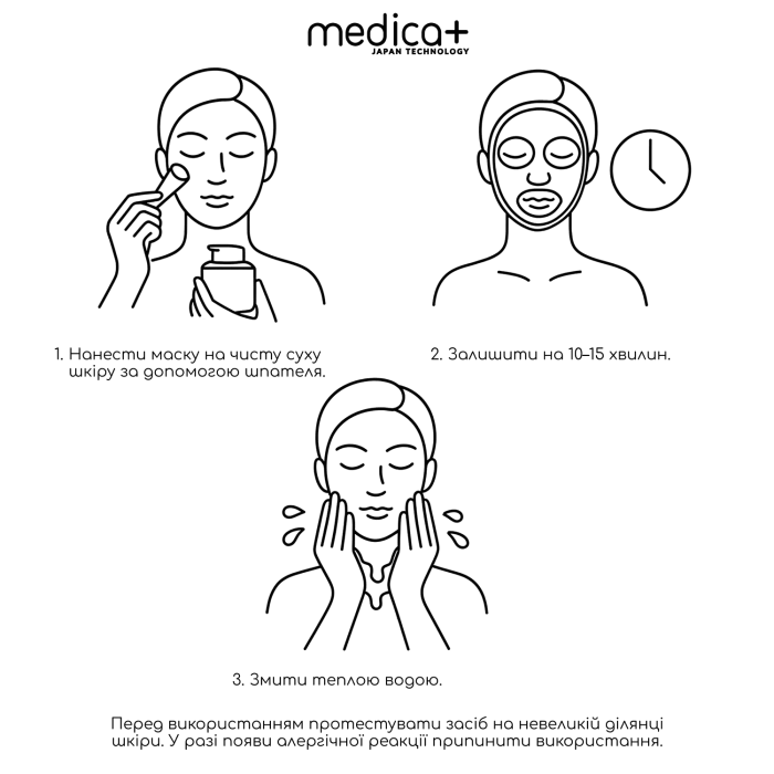 Порозвужувальна маска для обличчя MEDICA+ Pore Control Mask (50 мл)