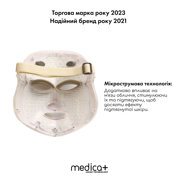 LED-маска для мікрострумової та світлотерапії Medica+ LEDMask 7X