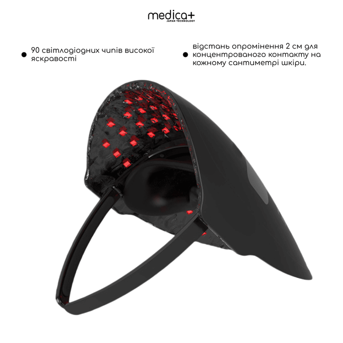 LED-маска FANTOM для світлотерапії MEDICA+ (Japan)