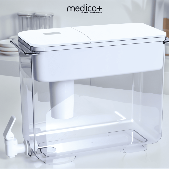 Фільтр для води з дозатором MEDICA+ 7 л. (White)