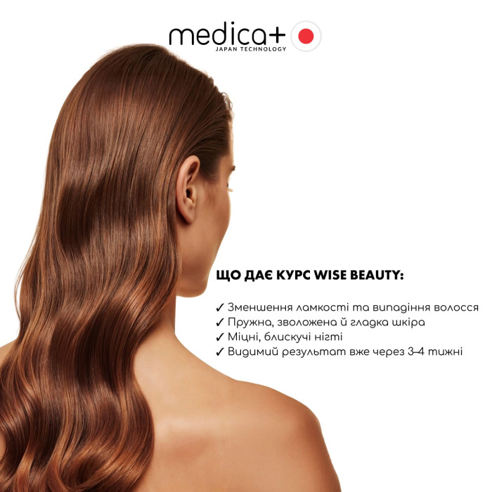 Дієтична добавка MEDICA+ Wise Beauty для волосся, шкіри, нігтів (60 капс)