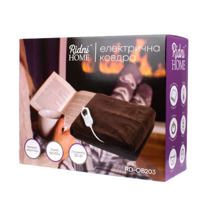 Електрична ковдра Ridni Home RD-OB203-201