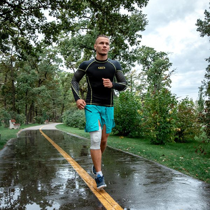 Ортез на коленный сустав «Комфорт», с силиконовым кольцом Алком 3023