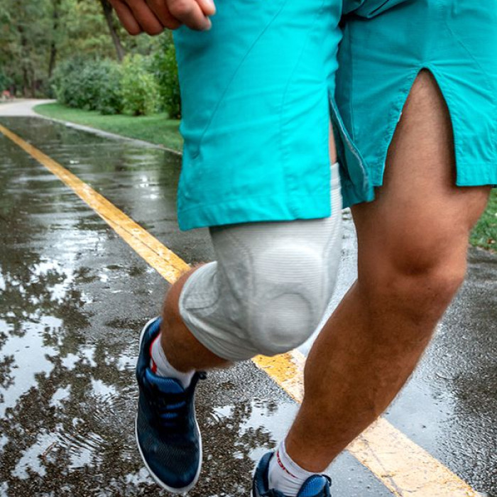 Ортез на коленный сустав «Комфорт», с силиконовым кольцом Алком 3023