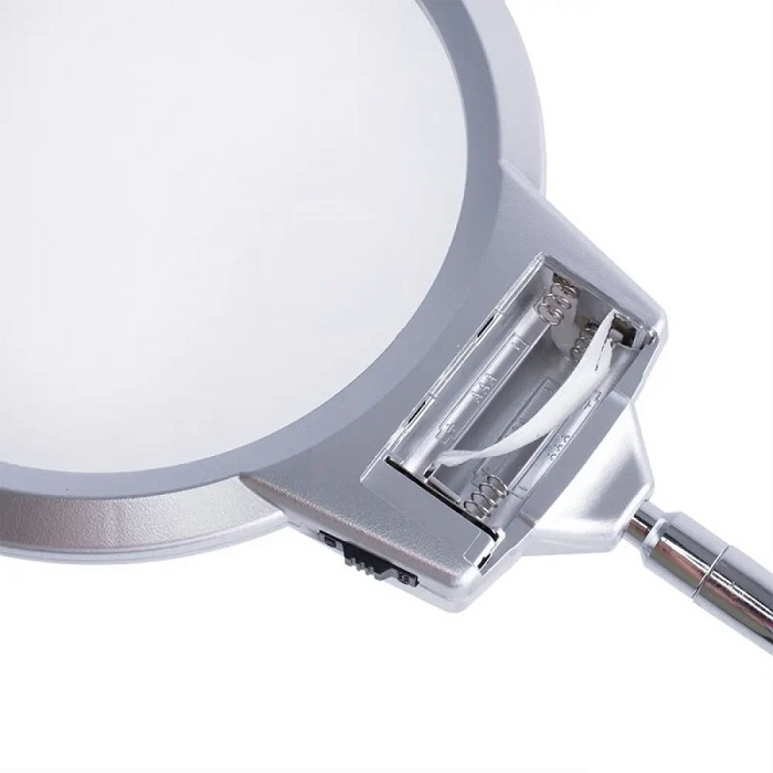 Лупа настільна RD-4B-10 (5х збільшення d22мм і 2х збільшення d130мм) Ridni RD-4B-10