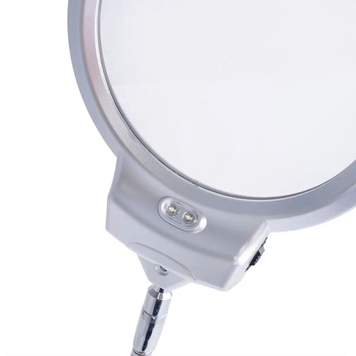 Лупа настільна RD-4B-10 (5х збільшення d22мм і 2х збільшення d130мм) Ridni RD-4B-10