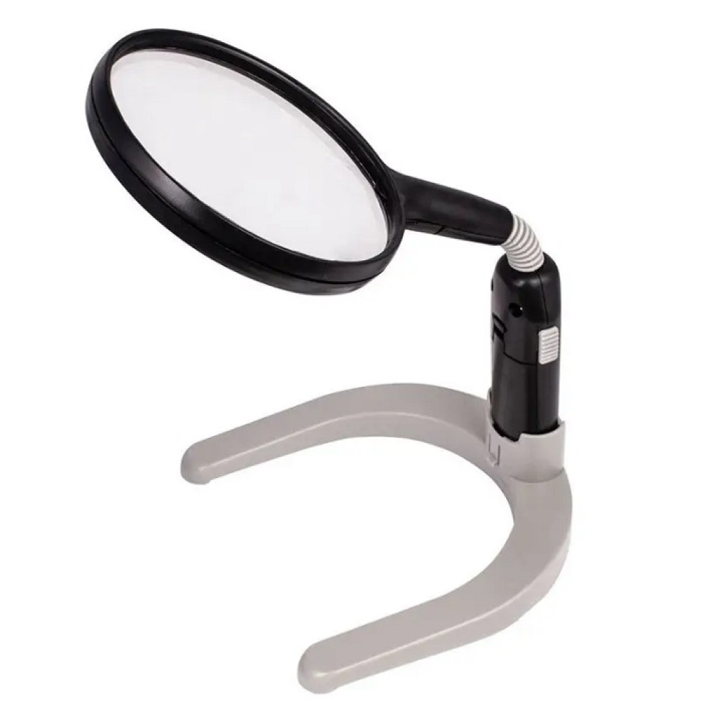 Настільна лупа 2,5X збільшення діаметр 107 мм Ridni RD-83021-L