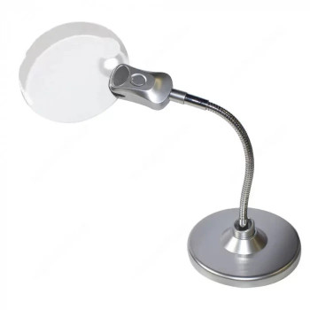 Настільна лупа 2,25X збільшення, діаметр 107 мм; 5X збільшення, діаметр 22 мм, Ridni RD-MG5B-4