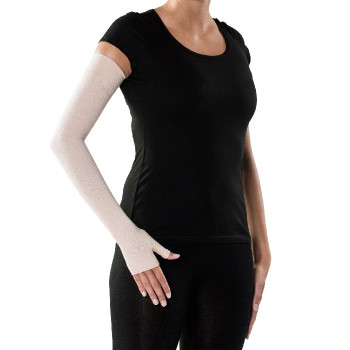 Рукав компрессионный SIGVARIS Specialities ADVANCE (ПРОГРЕСС) с силиконовым фиксатором и полуперчаткой