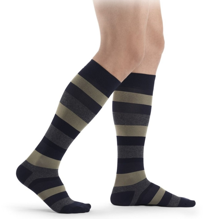 Гольфы компрессионные мужские MICROFIBER SHADES от SIGVARIS, закрытый носок, профилактические