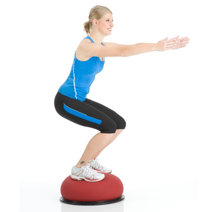 Балансировочная красная полусфера Togu Jumper Red