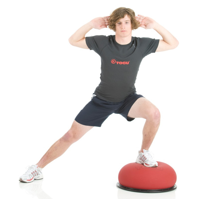Балансировочная красная полусфера Togu Jumper Red