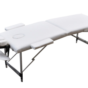 Масажний стіл переносний ZENET ZET-1044 WHITE розмір L ( 195*70*61)
