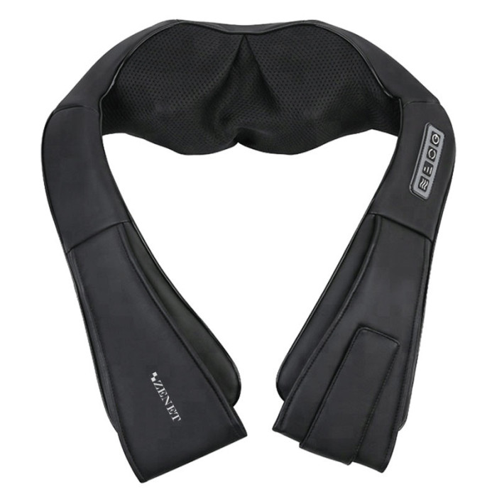 Масажер для шиї і шийного відділу хребта Zenet ZET-758 роликовий з прогріванням