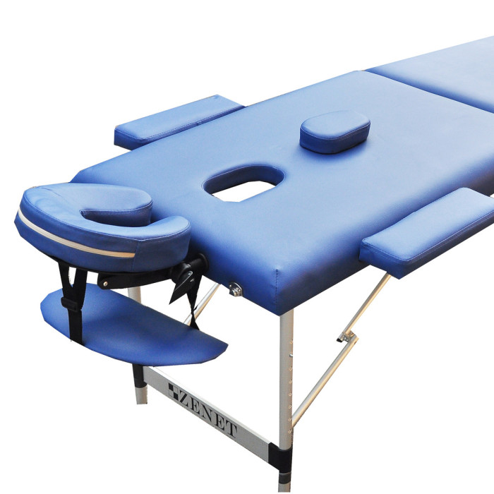 Массажный стол  складной ZENET  ZET-1044 NAVY BLUE  размер M ( 185*70*61)
