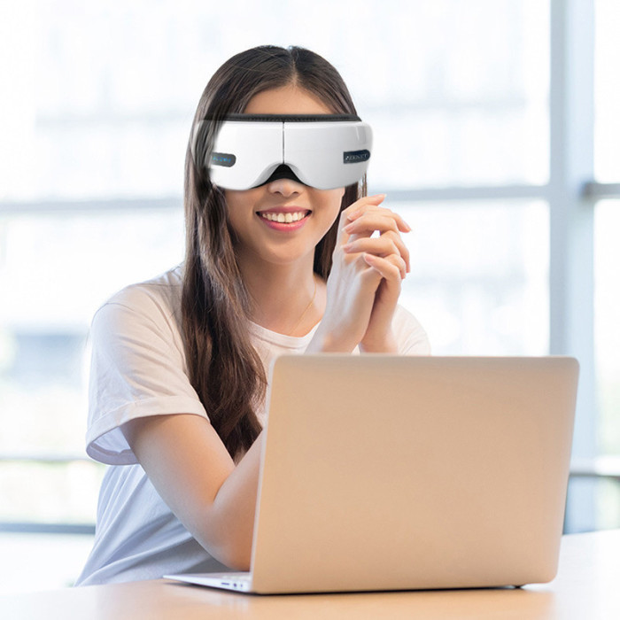 Аппарат для массажа глаз и головы ZENET 701 - Массажные очки ZET-701