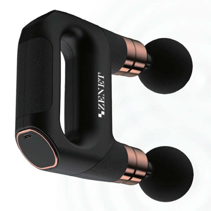 Перкусійний ручний масажер для тіла 4в1 ZET-704