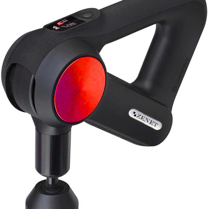 Ударный ручной массажер для тела с 12 насадками ZENET ZET-705