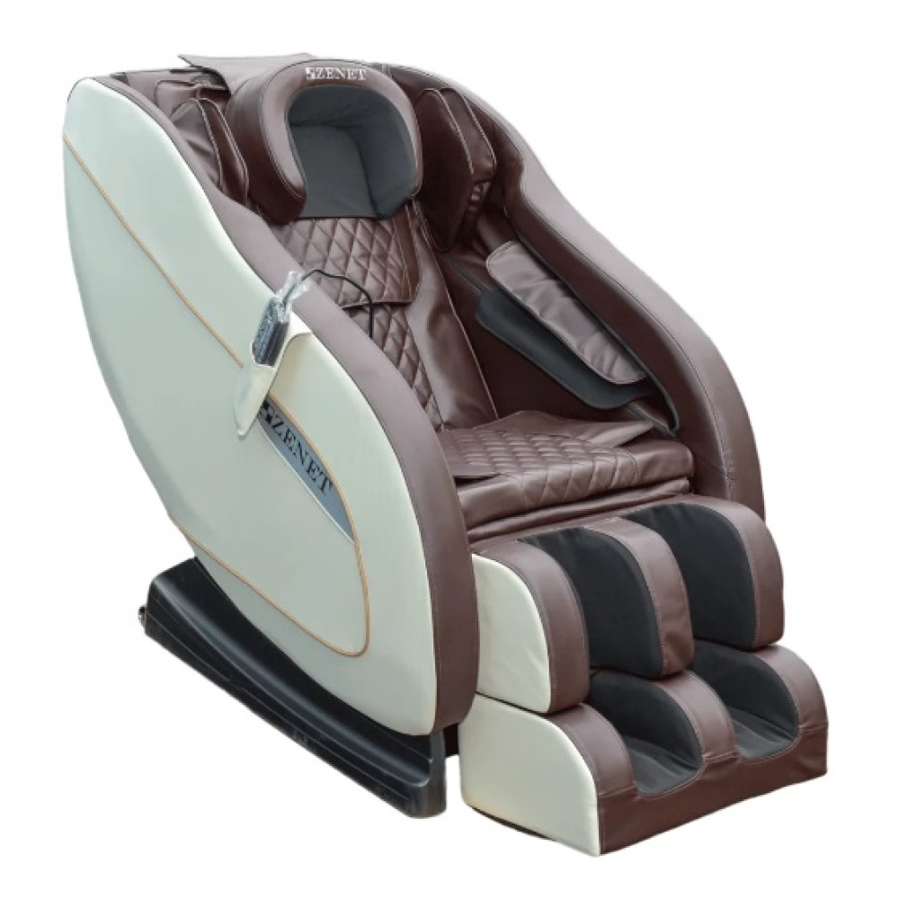 Массажное кресло Zenet  ZET-1288 Коричнево-бежевое