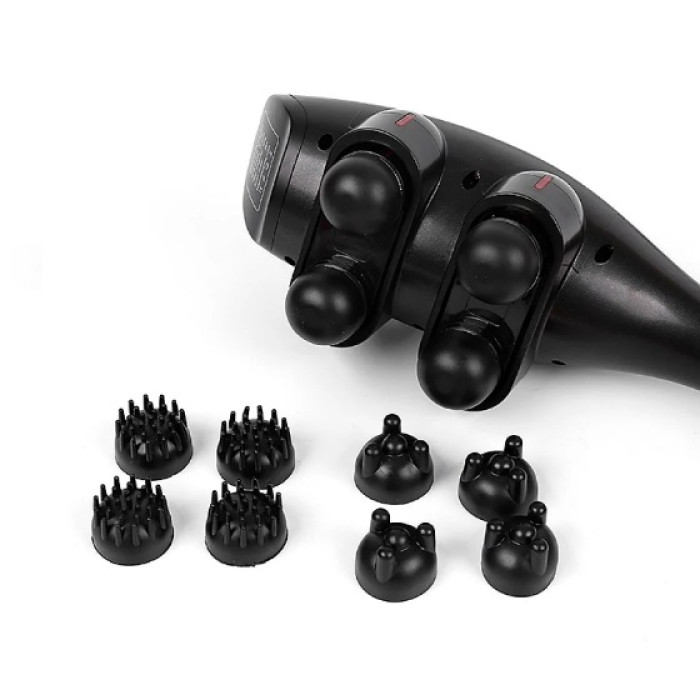 Электрический ручной массажер с 4 головками Zenet Zet-715